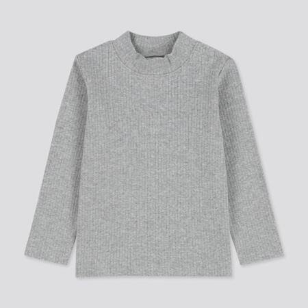 Baby/toddler rib high neck T-shirt (long sleeves) 418746